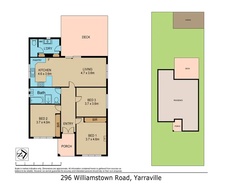Floorplan of Homely house listing, 296 Williamstown Road, Yarraville VIC 3013
