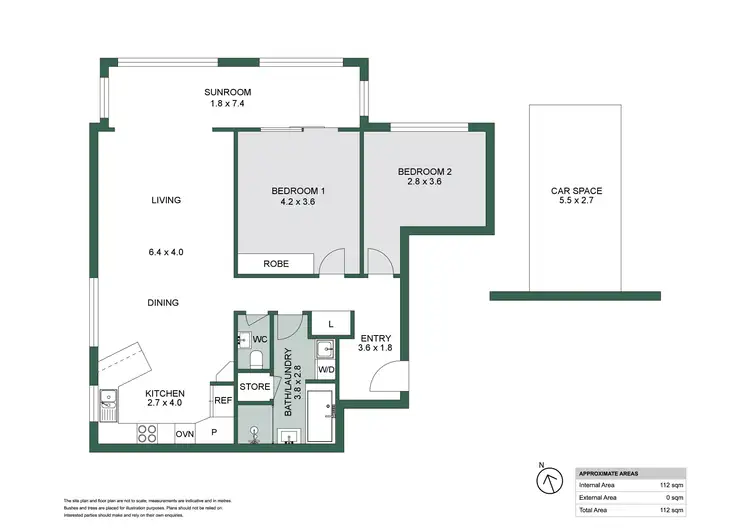 Floorplan of Homely apartment listing, 5/55 Shortland Esplanade, Newcastle East NSW 2300