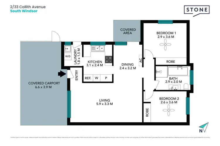 Floorplan of Homely house listing, 2/33 Collith Avenue, South Windsor NSW 2756