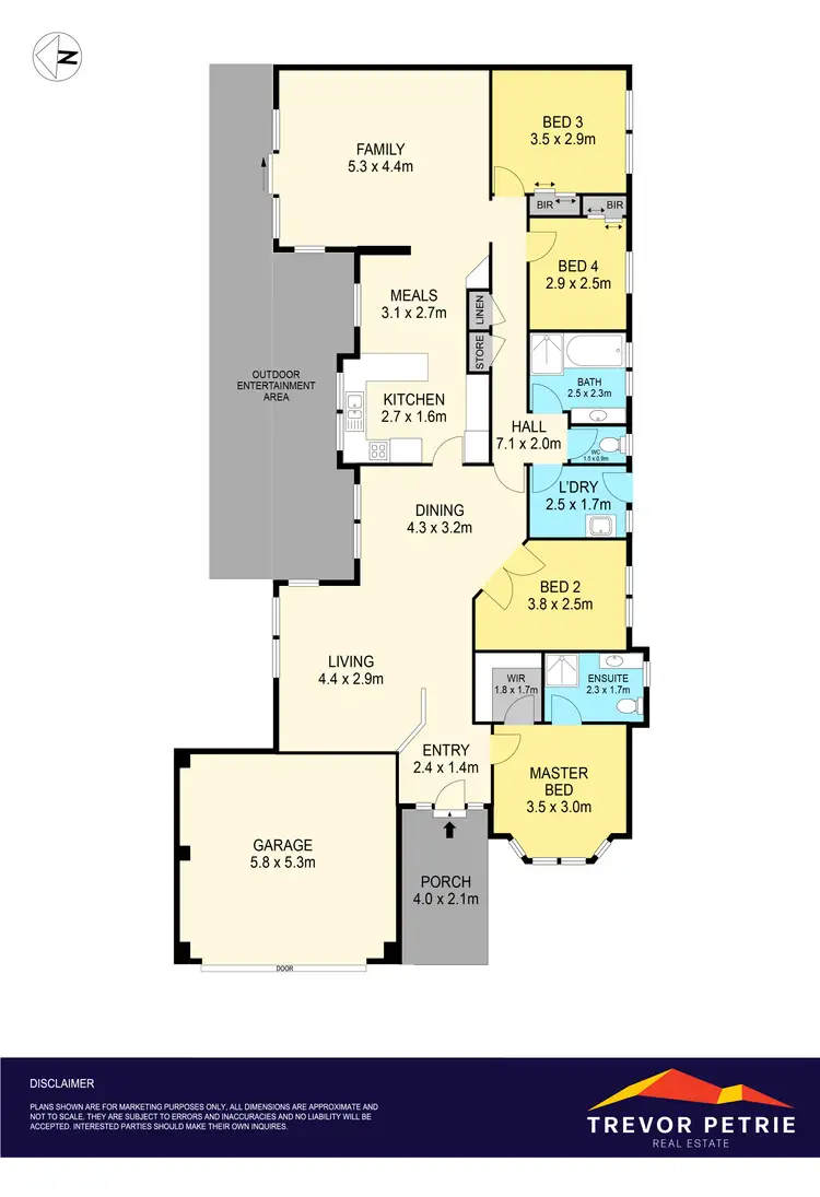 Floorplan of Homely house listing, 110 Lofven Street, Nerrina VIC 3350