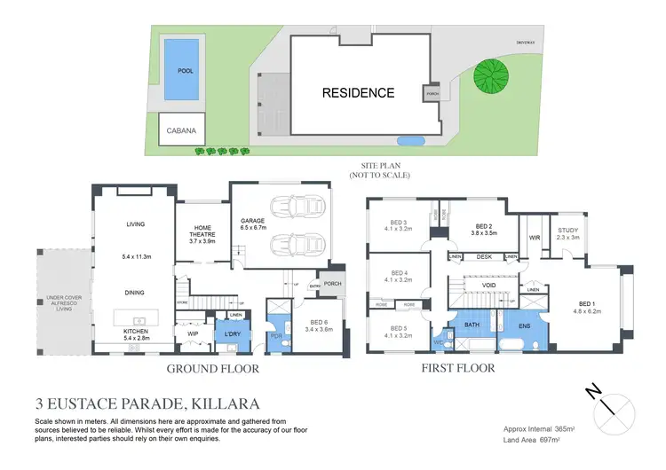 Floorplan of Homely house listing, 3 Eustace Parade, Killara NSW 2071