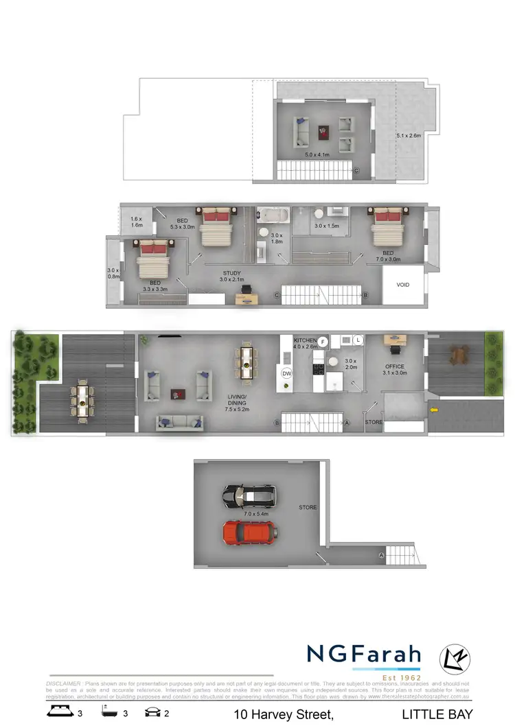Floorplan of Homely terrace listing, 10 Harvey Street, Little Bay NSW 2036