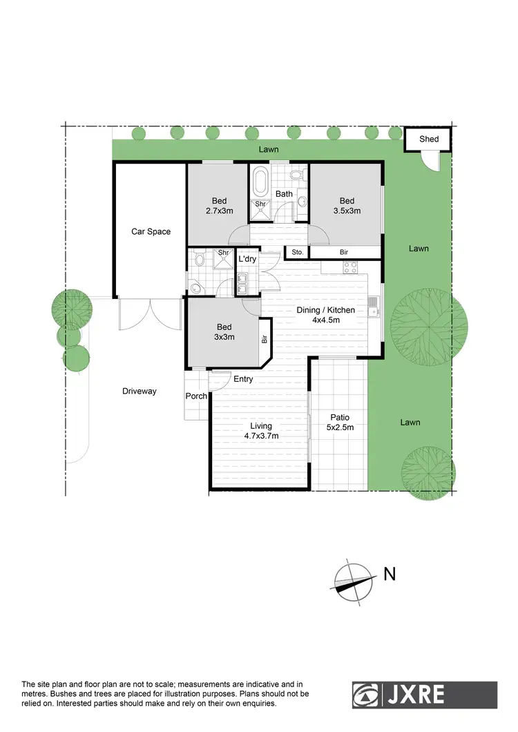 Floorplan of Homely unit listing, 2/79 Kionga Street, Clayton VIC 3168