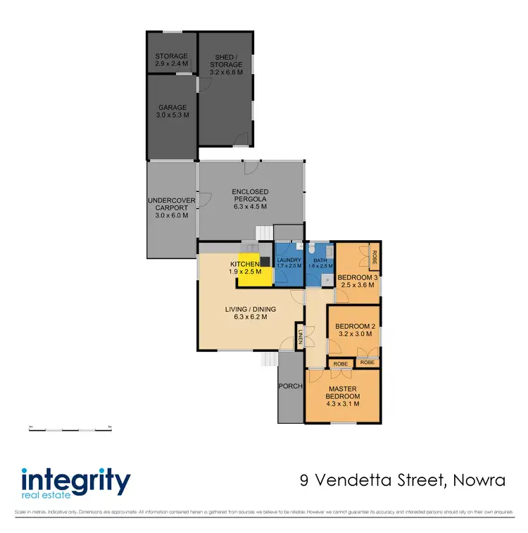 Floorplan of Homely house listing, 9 Vendetta Street, Nowra NSW 2541