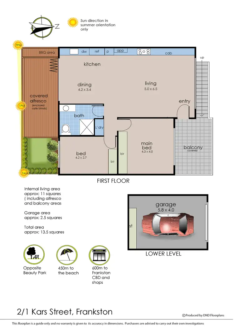 Floorplan of Homely unit listing, 2/1 Kars Street, Frankston VIC 3199