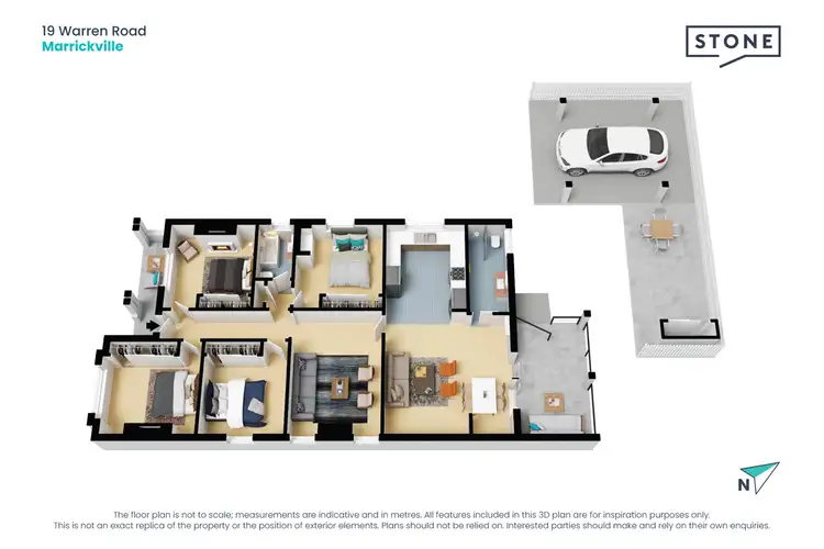 Floorplan of Homely house listing, 19 Warren Road, Marrickville NSW 2204