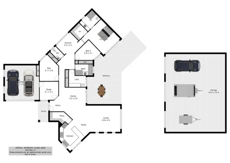 Floorplan of Homely house listing, 42 Morley Drive, Wahgunyah VIC 3687