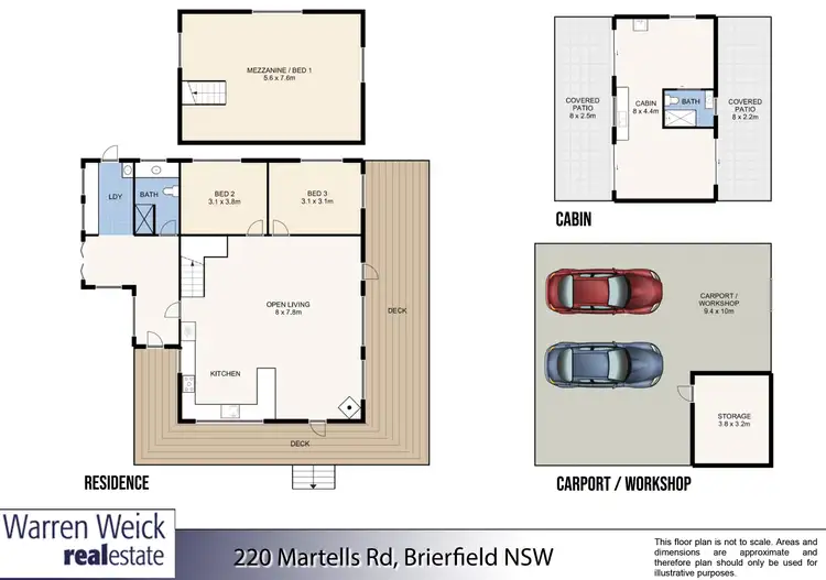 Floorplan of Homely rural property listing, 220 Martells Road, Bellingen NSW 2454