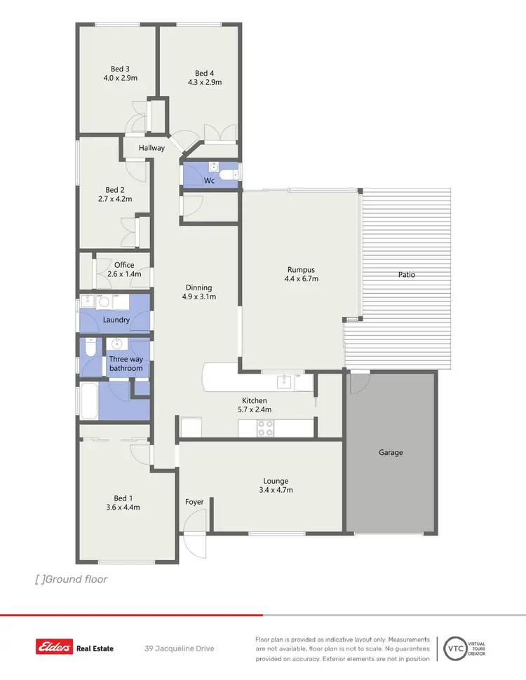 Floorplan of Homely house listing, 39 Jacqueline Drive, Dubbo NSW 2830
