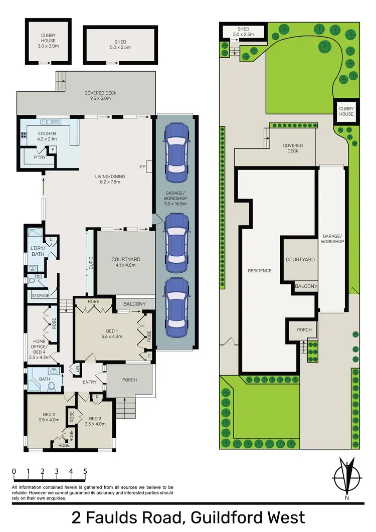 Floorplan of Homely house listing, 2 Faulds Road, Guildford NSW 2161