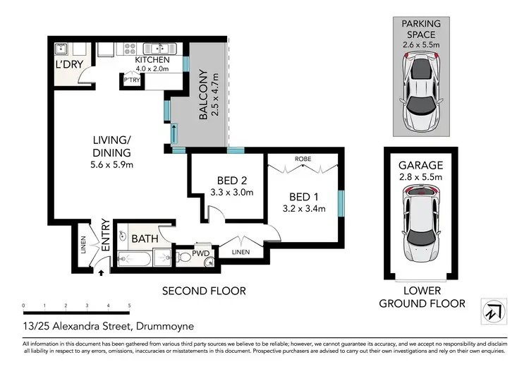 Floorplan of Homely apartment listing, 13/25-29 Alexandra Street, Drummoyne NSW 2047