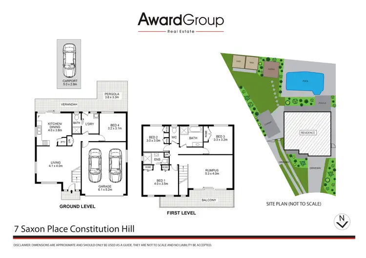 Floorplan of Homely house listing, 7 Saxon Place, Constitution Hill NSW 2145