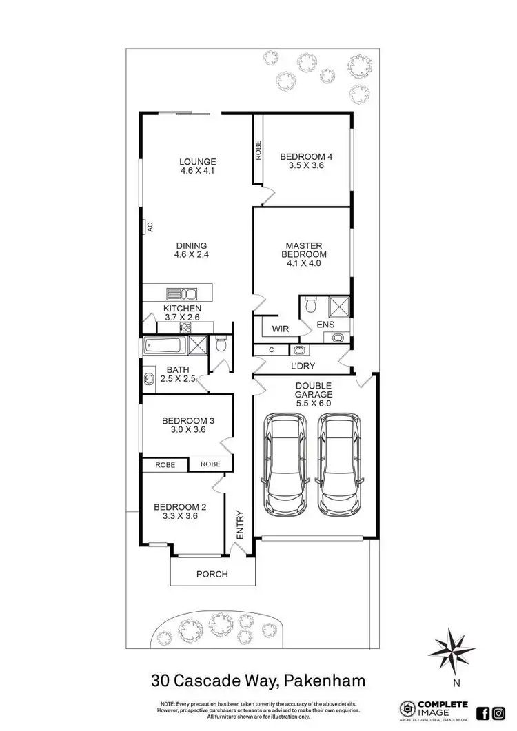 Floorplan of Homely house listing, 30 Cascade Way, Pakenham VIC 3810