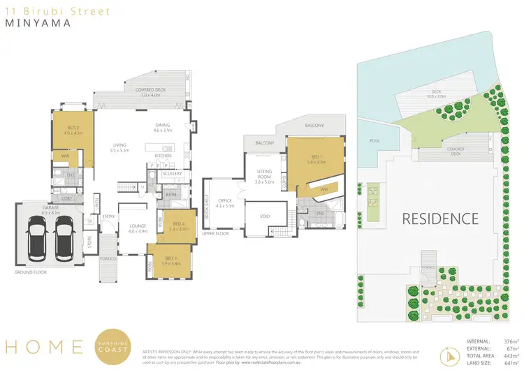 Floorplan of Homely house listing, 11 Birubi Street, Minyama QLD 4575