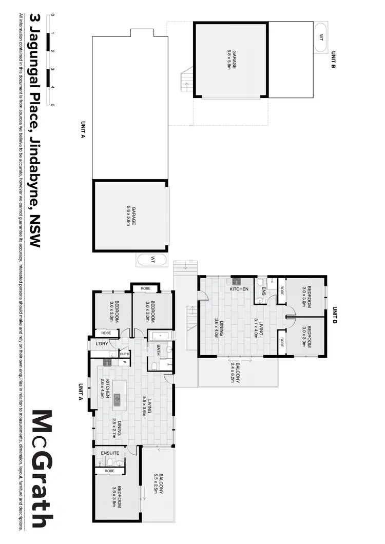 Floorplan of Homely semi-detached listing, 3 Jagungal Close, Jindabyne NSW 2627