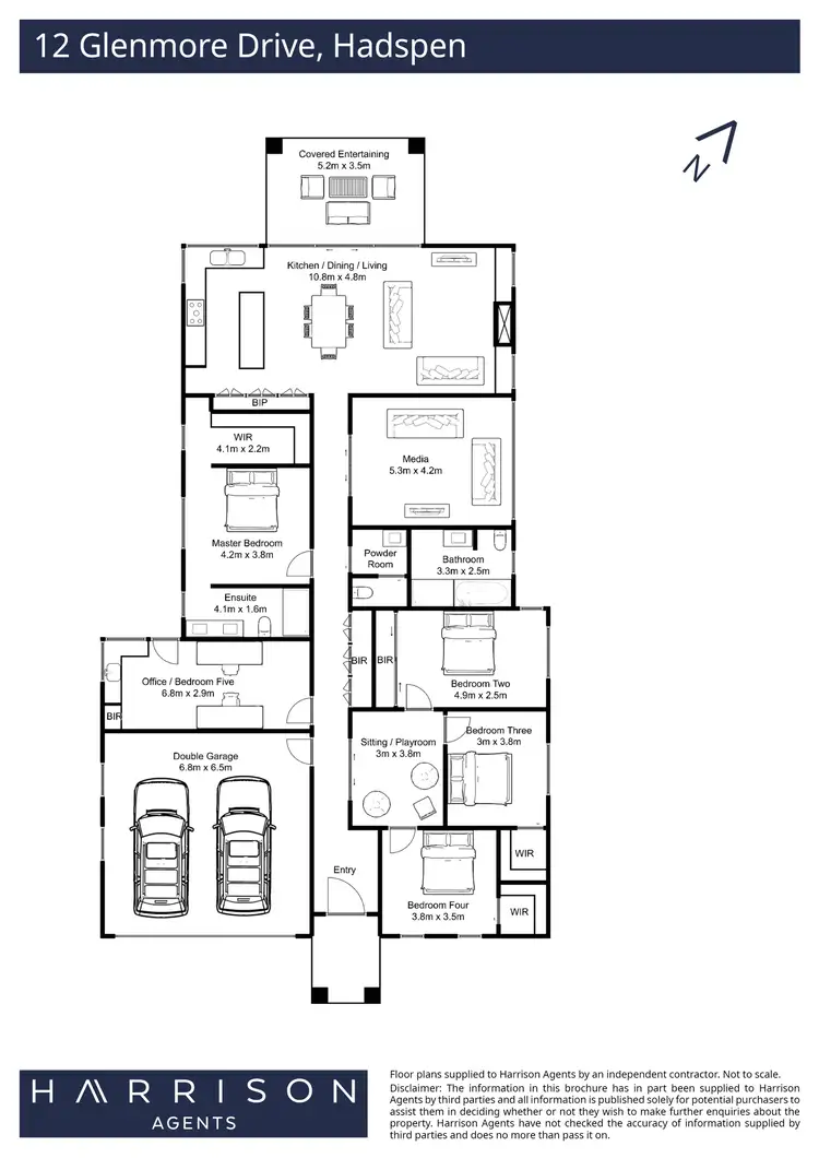 Floorplan of Homely house listing, 12 Glenmore Drive, Hadspen TAS 7290