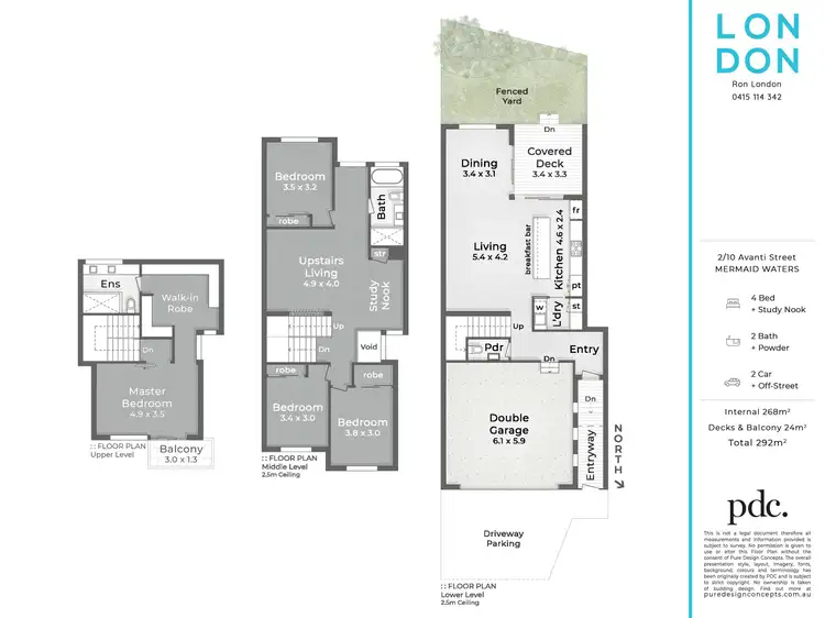 Floorplan of Homely villa listing, 2/10 Avanti Street, Mermaid Waters QLD 4218