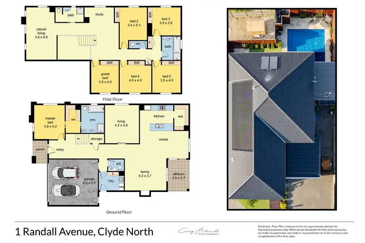 Floorplan of Homely house listing, 1 Randall Avenue, Clyde North VIC 3978