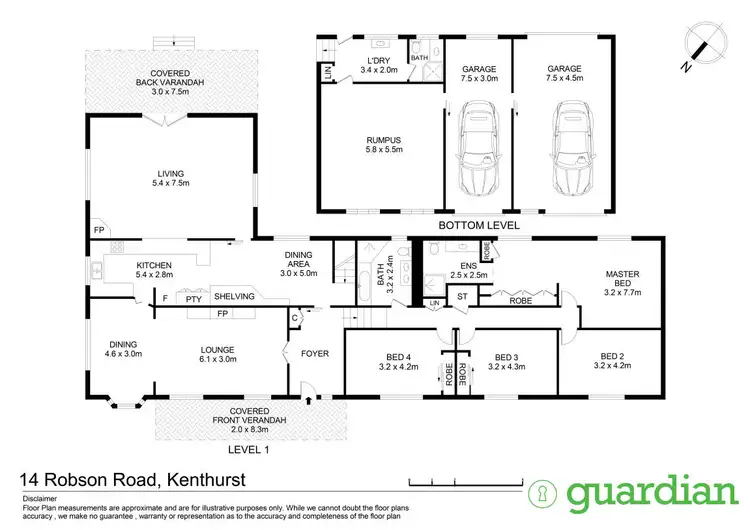 Floorplan of Homely rural property listing, 14 Robson Road, Kenthurst NSW 2156