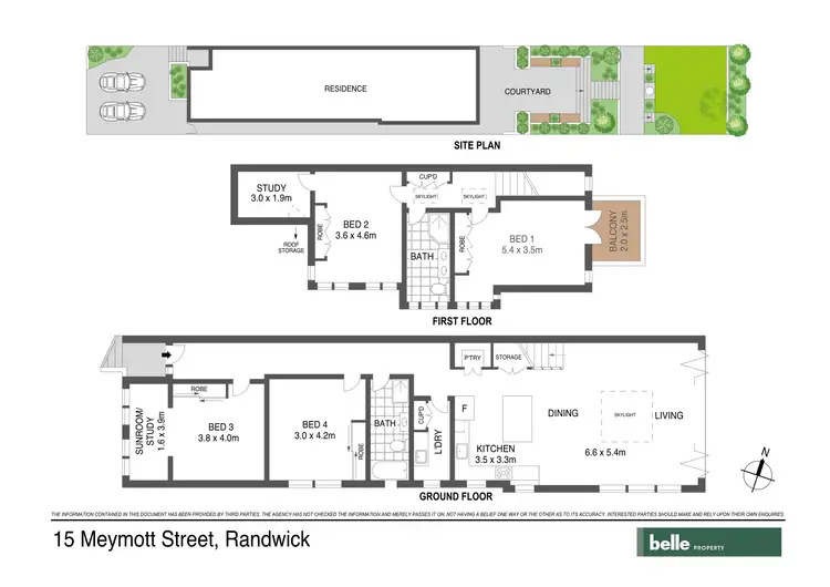 Floorplan of Homely house listing, 15 Meymott Street, Randwick NSW 2031
