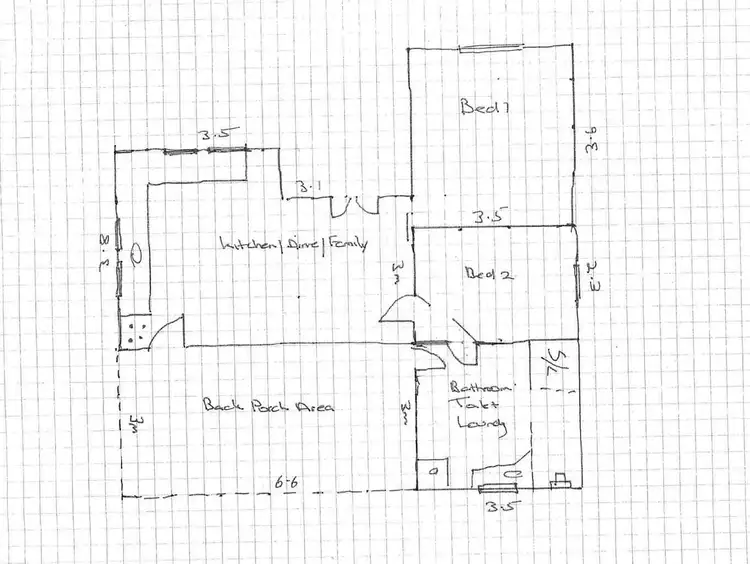 Floorplan of Homely house listing, 3-5 Park Terrace, Pinnaroo SA 5304
