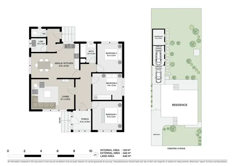 Floorplan of Homely house listing, 48 Osborne Avenue, North Geelong VIC 3215