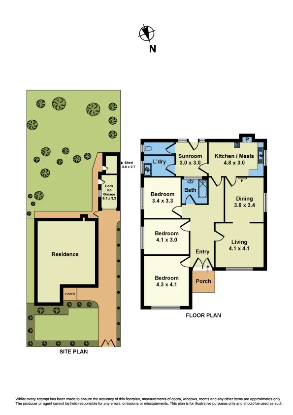 Floorplan of Homely house listing, 3 Gresford Street, Sunshine North VIC 3020