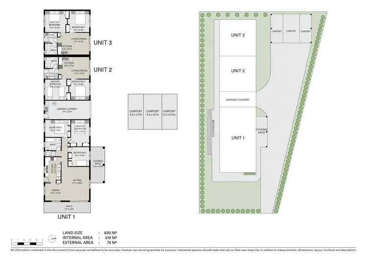 Floorplan of Homely block of units listing, 42 Sarawak Avenue, Palm Beach QLD 4221