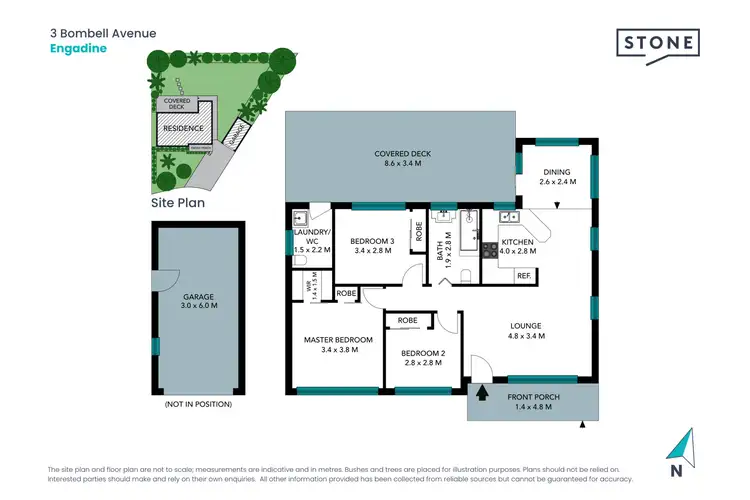 Floorplan of Homely house listing, 3 Bombell Avenue, Engadine NSW 2233