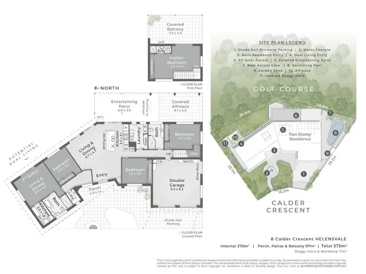 Floorplan of Homely house listing, 8 Calder Crescent, Helensvale QLD 4212