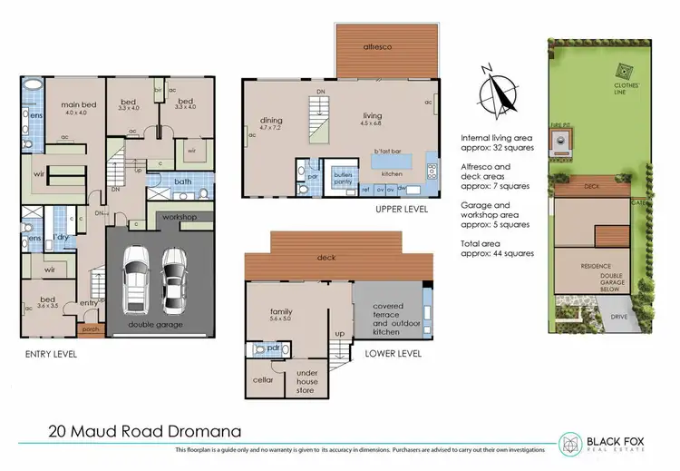 Floorplan of Homely house listing, 20 Maud Road, Dromana VIC 3936