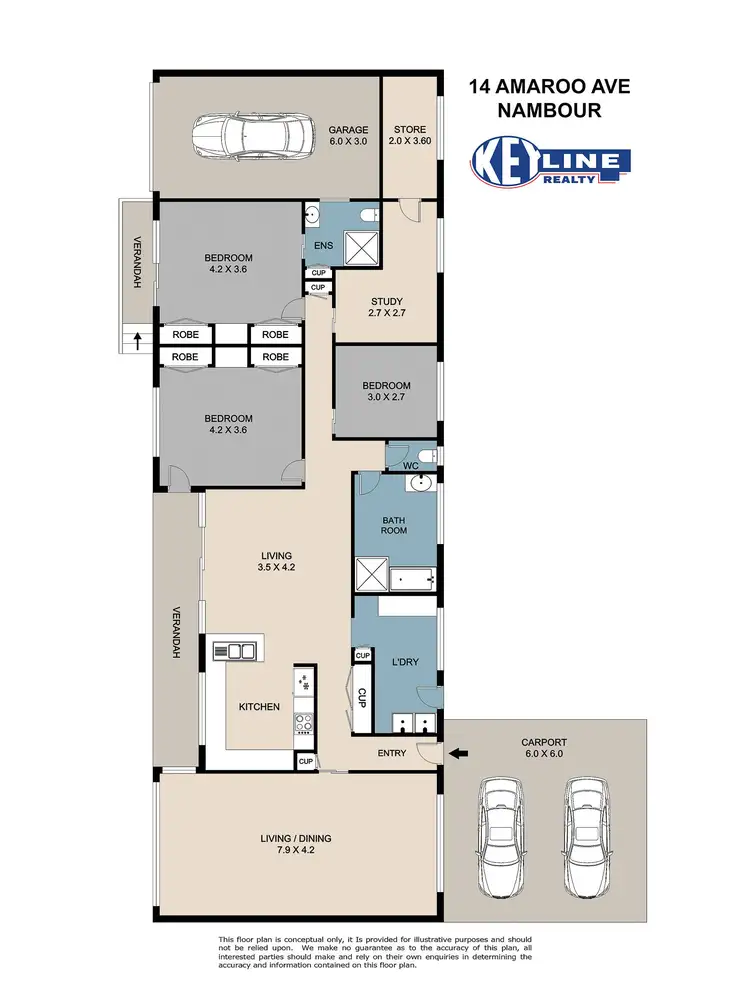 Floorplan of Homely house listing, 14 Amaroo Avenue, Nambour QLD 4560