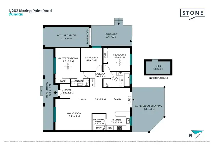Floorplan of Homely villa listing, 1/262 Kissing Point Road, Dundas NSW 2117