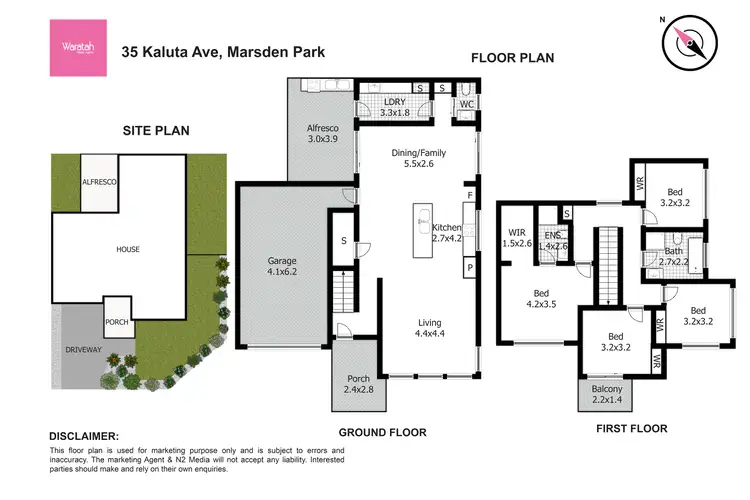 Floorplan of Homely house listing, 35 Kaluta Avenue, Marsden Park NSW 2765
