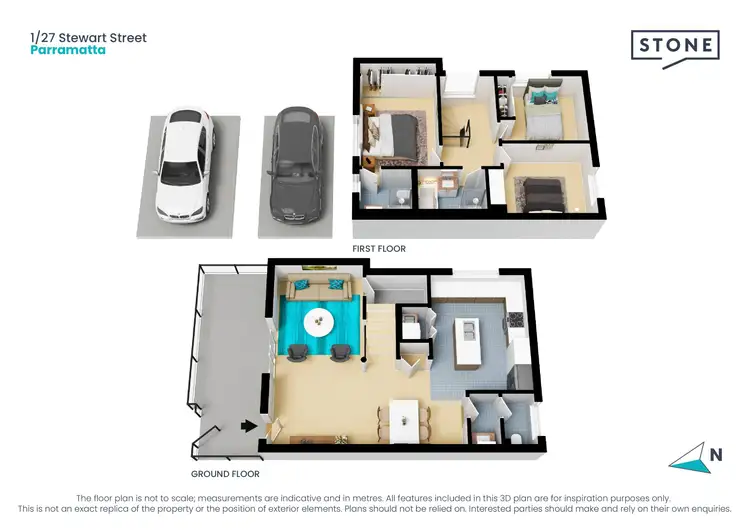 Floorplan of Homely apartment listing, 1/27 Stewart Street, Parramatta NSW 2150