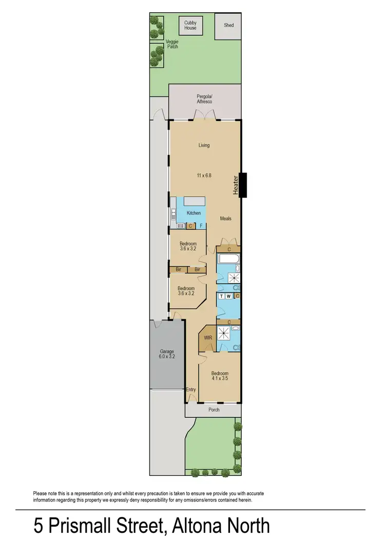 Floorplan of Homely house listing, 5 Prismall Street, Altona North VIC 3025