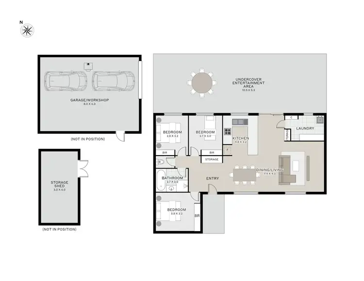 Floorplan of Homely house listing, 46 Sassafras Street, Perth TAS 7300