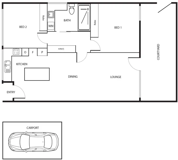 Floorplan of Homely unit listing, 7/7 McGee Place, Pearce ACT 2607