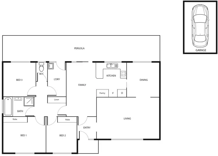 Floorplan of Homely house listing, 15 Balfour Crescent, Wanniassa ACT 2903