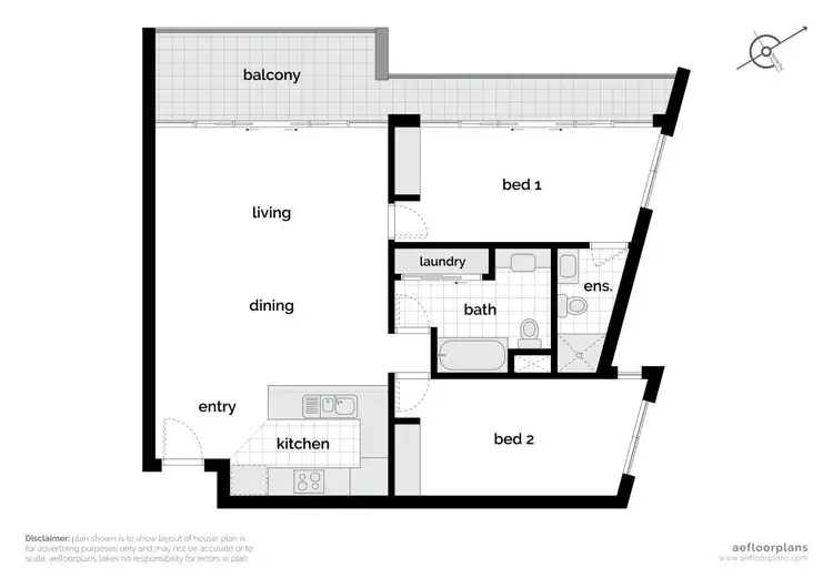 Floorplan of Homely apartment listing, 52/10 Burke Crescent, Kingston ACT 2604