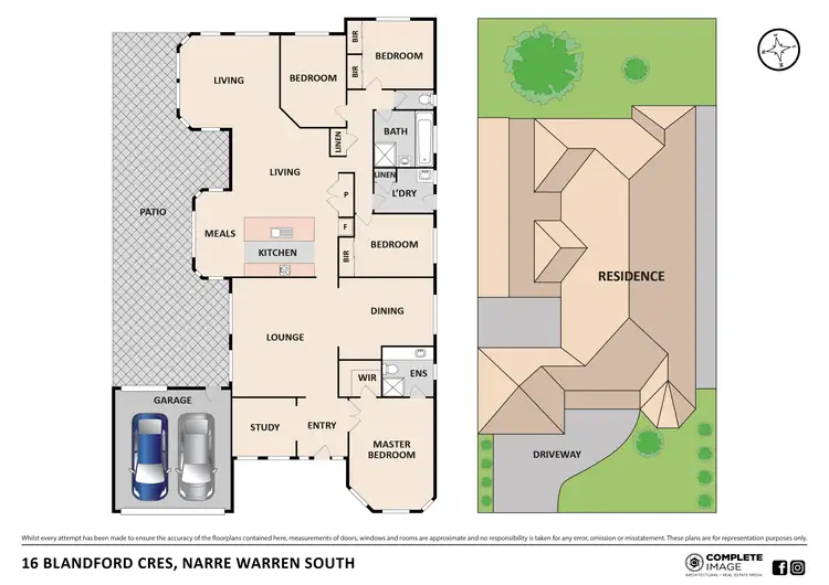 Floorplan of Homely house listing, 16 Blandford Crescent, Narre Warren South VIC 3805