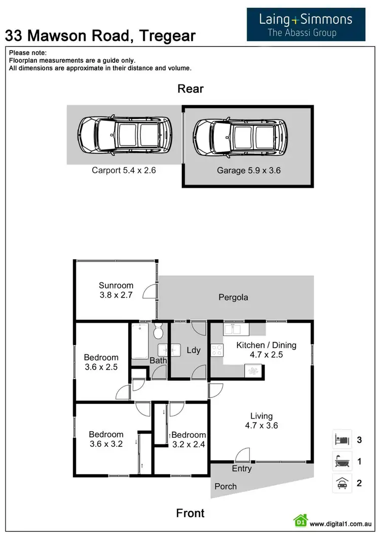 Floorplan of Homely house listing, 33 Mawson Road, Tregear NSW 2770
