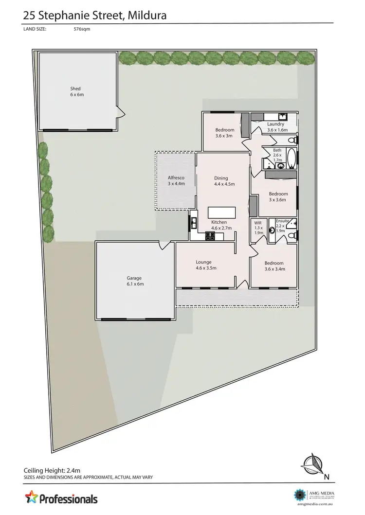 Floorplan of Homely house listing, 25 Stephanie Street, Mildura VIC 3500