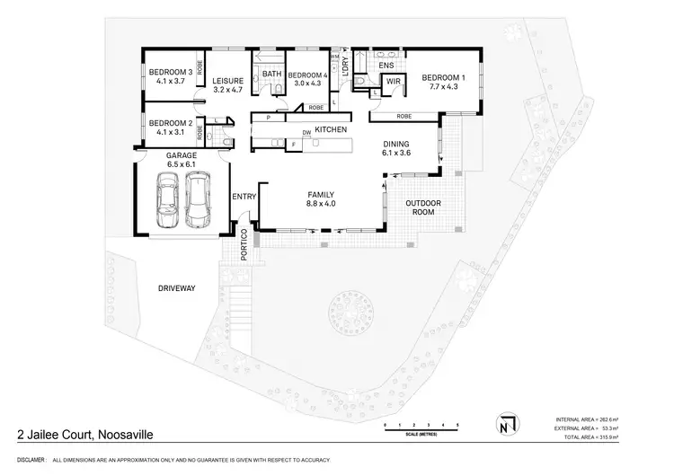 Floorplan of Homely house listing, 2 Jailee Court, Noosaville QLD 4566