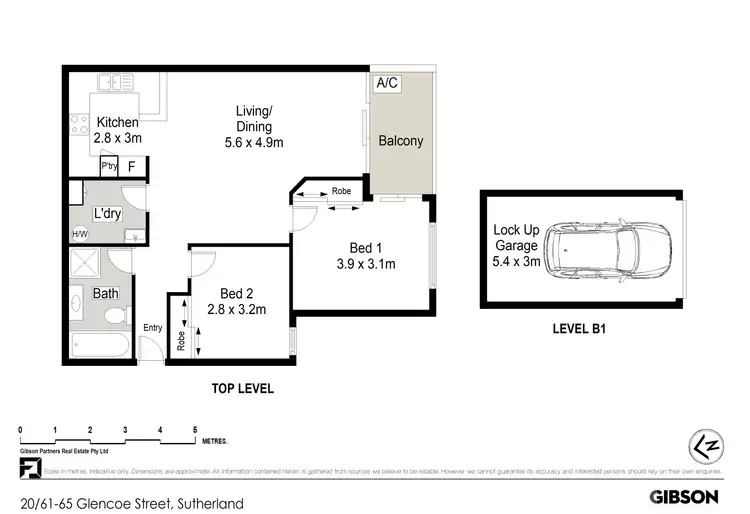 Floorplan of Homely apartment listing, 20/61-65 Glencoe Street, Sutherland NSW 2232