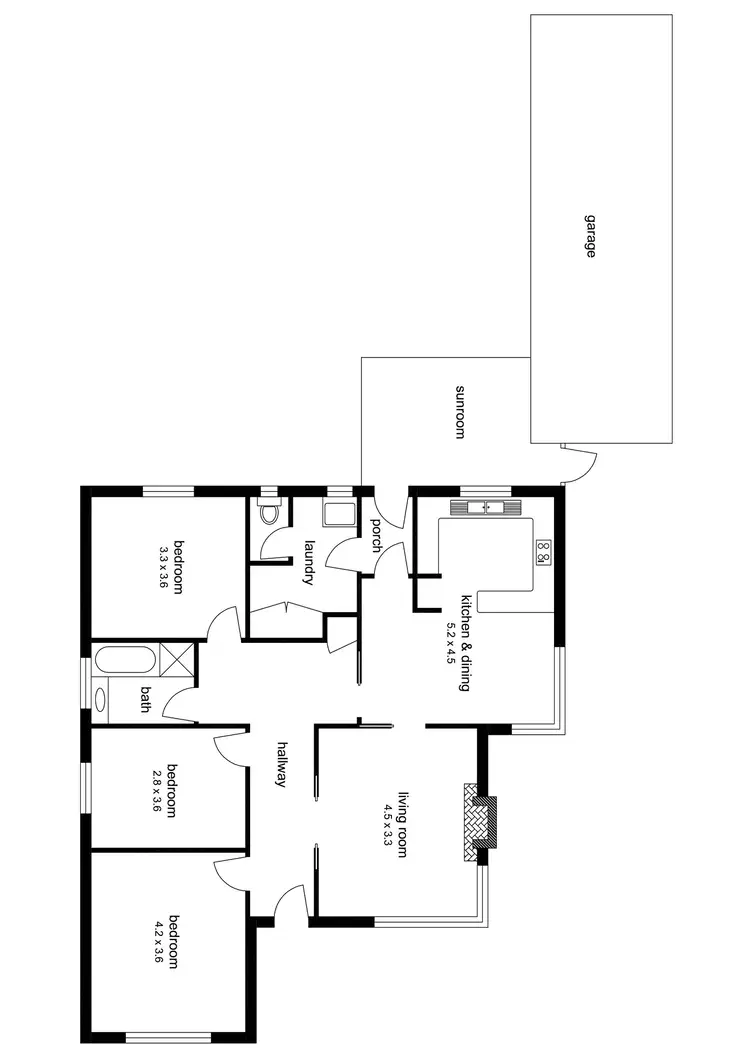 Floorplan of Homely house listing, 73 Rose Street, Altona VIC 3018
