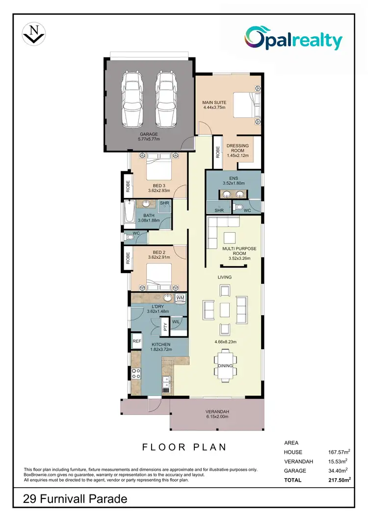 Floorplan of Homely house listing, 29 Furnivall Parade, Baldivis WA 6171
