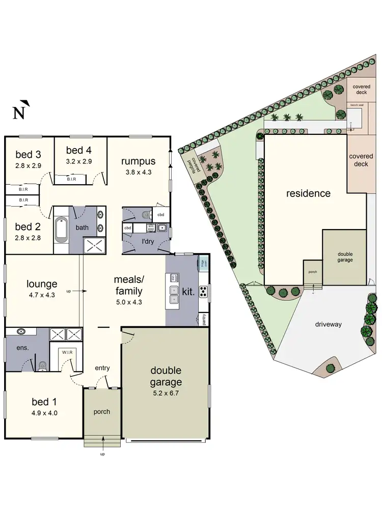 Floorplan of Homely house listing, 39 Galera Court, Wandin North VIC 3139