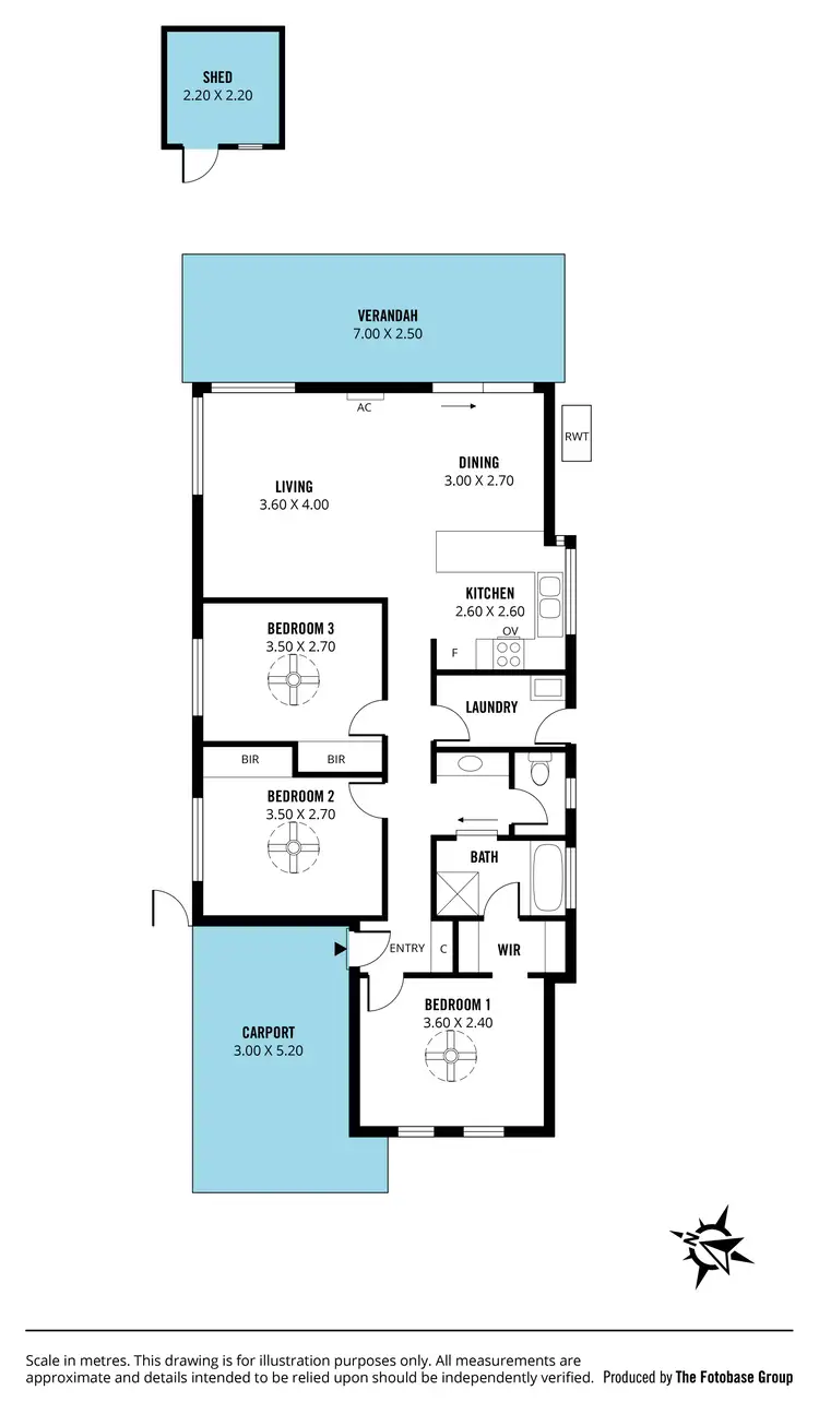 Floorplan of Homely house listing, 24 Baume Circuit, Old Reynella SA 5161