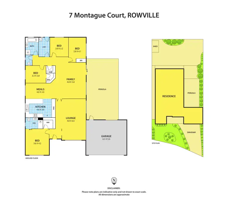 Floorplan of Homely house listing, 7 Montague Court, Rowville VIC 3178